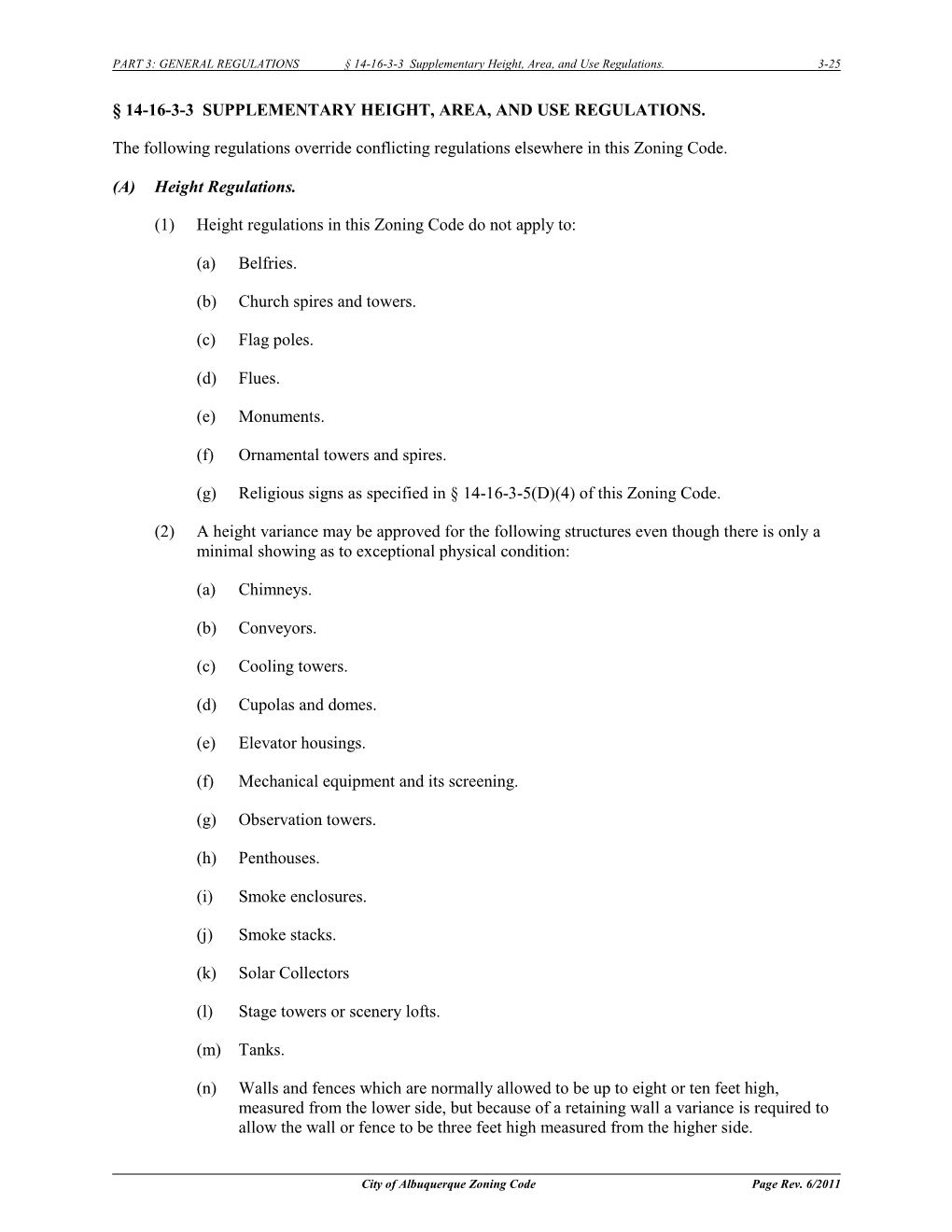 Article 16: Zoning Code