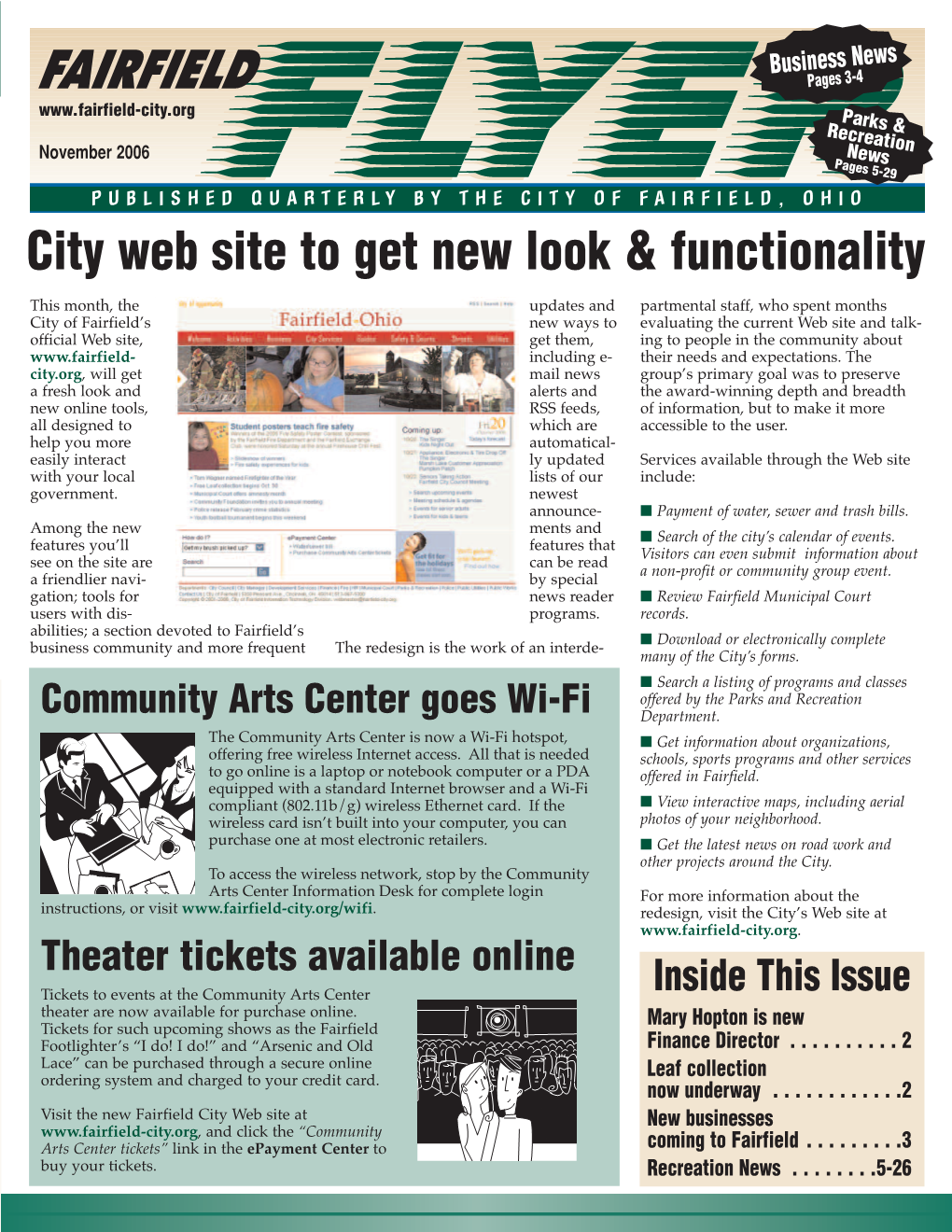 City Web Site to Get New Look & Functionality