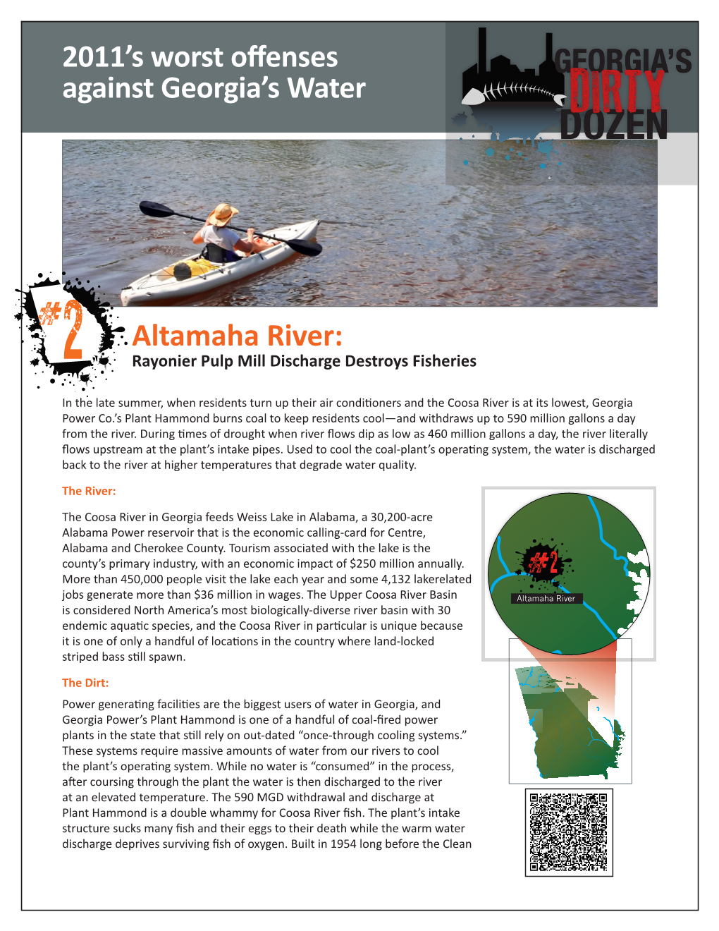 Altamaha River: 2 Rayonier Pulp Mill Discharge Destroys Fisheries