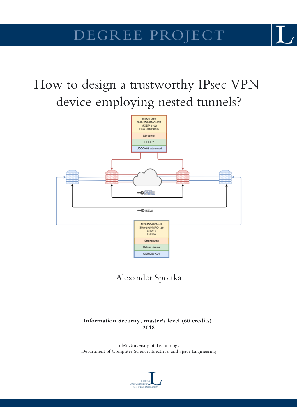 How to Design a Trustworthy Ipsec VPN Device Employing Nested Tunnels?