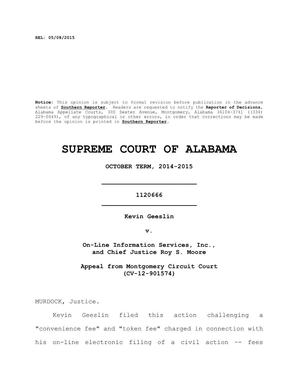 Supreme Court of Alabama