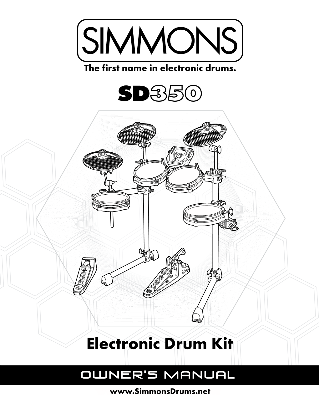 Electronic Drum Kit Owner’S Manual SD OWNER’S MANUAL Safety Instructions