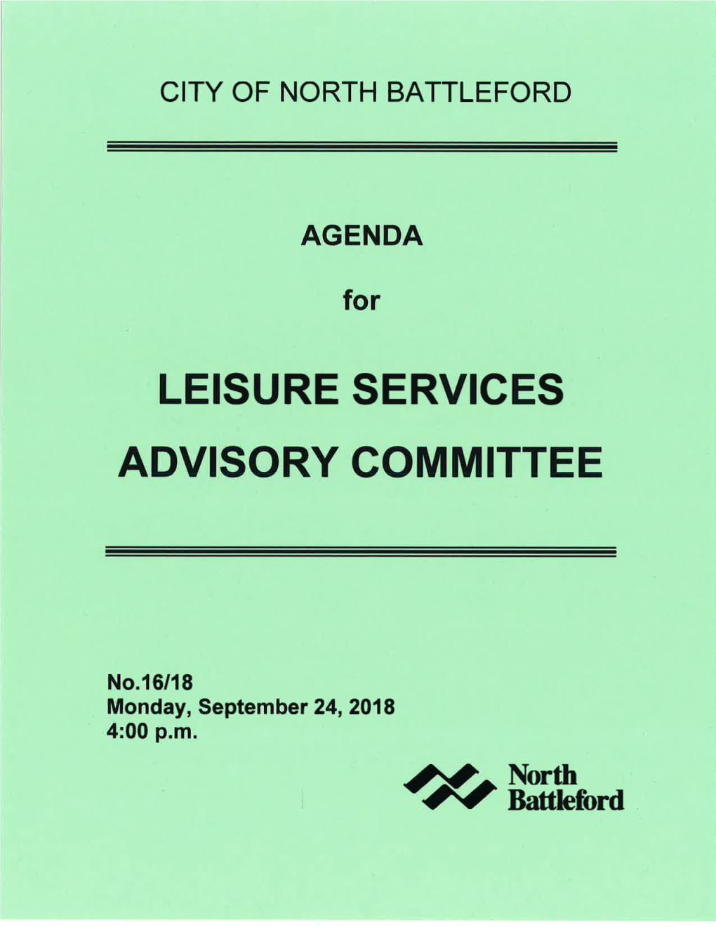Leisure Services Advisory Committee Meeting No