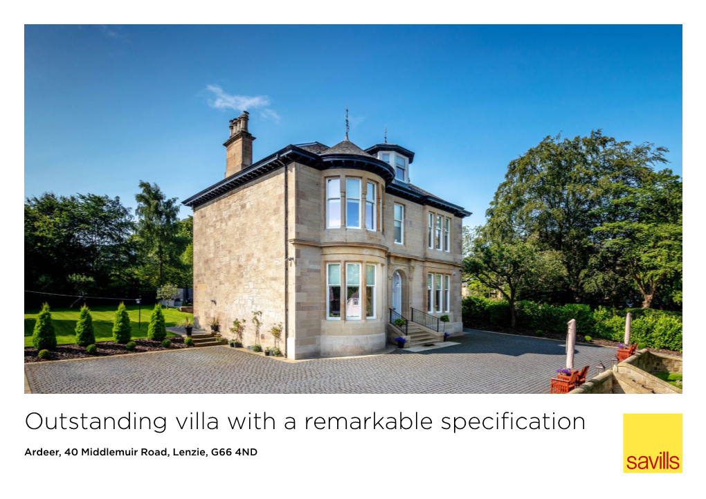 Outstanding Villa with a Remarkable Specification