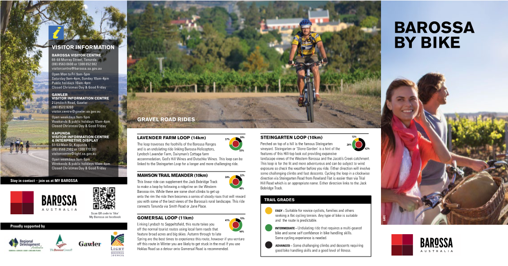 Barossa by Bike (Map and Brochure)