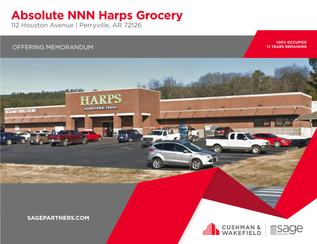 Absolute NNN Harps Grocery 112 Houston Avenue | Perryville, AR 72126