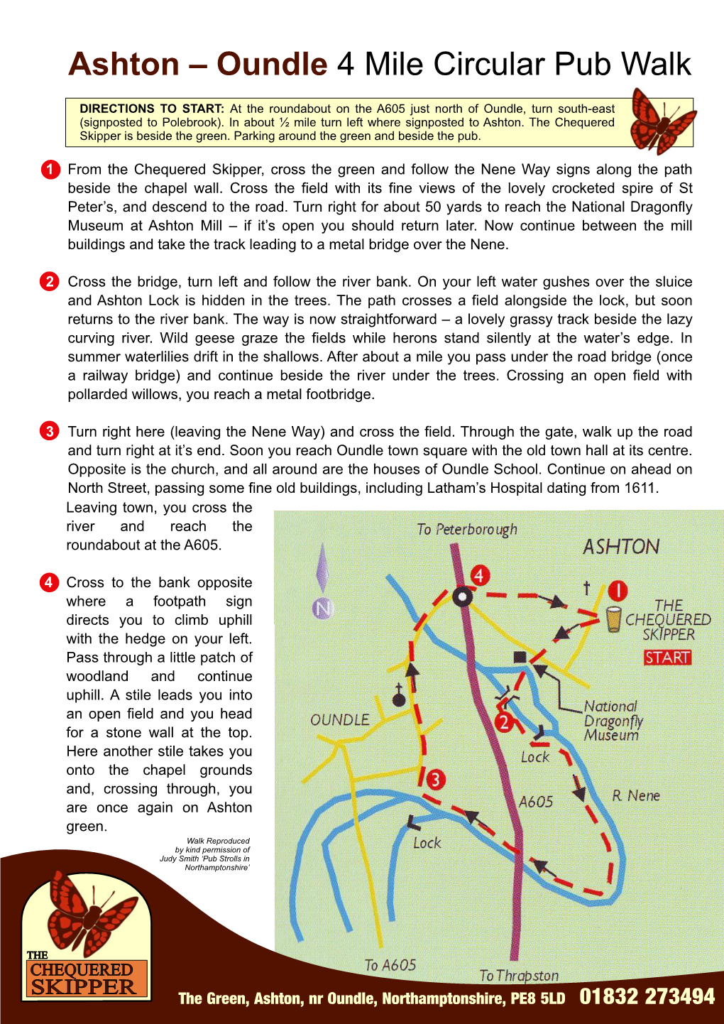 Ashton – Oundle 4 Mile Circular Pub Walk