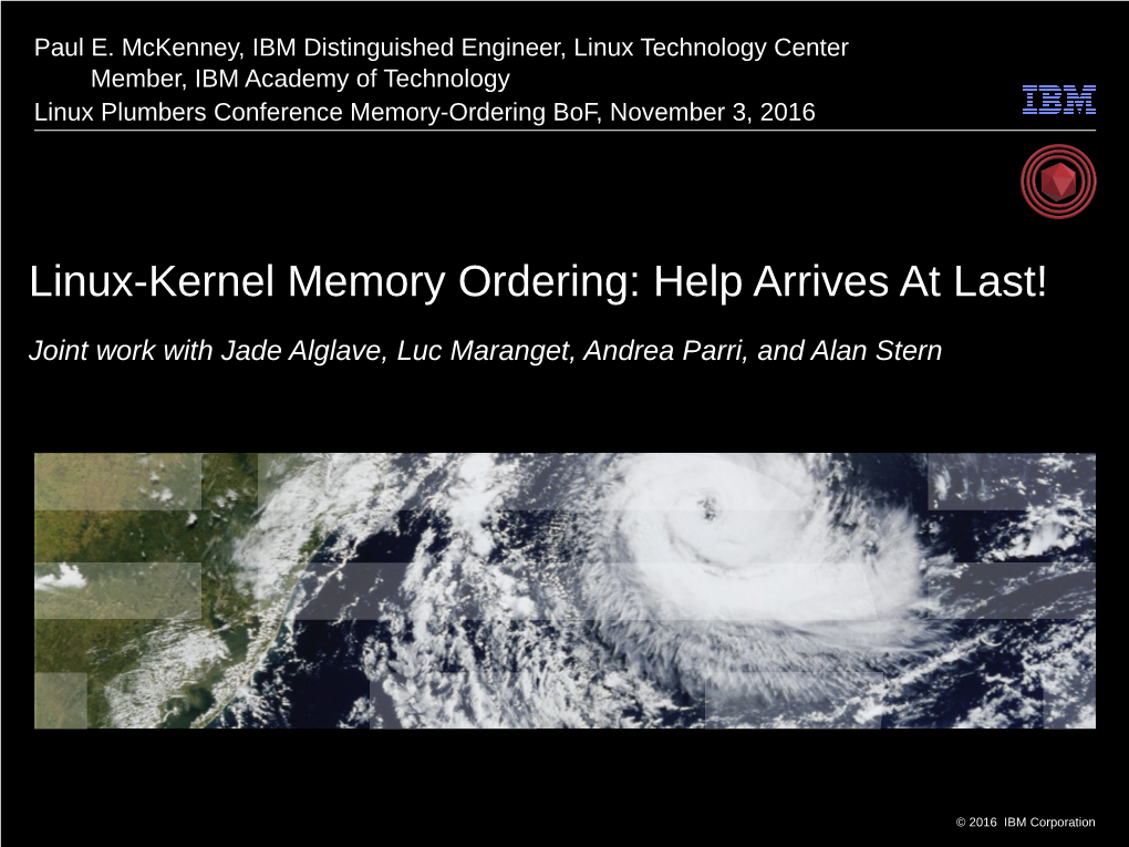 Linux-Kernel Memory Ordering: Help Arrives at Last!