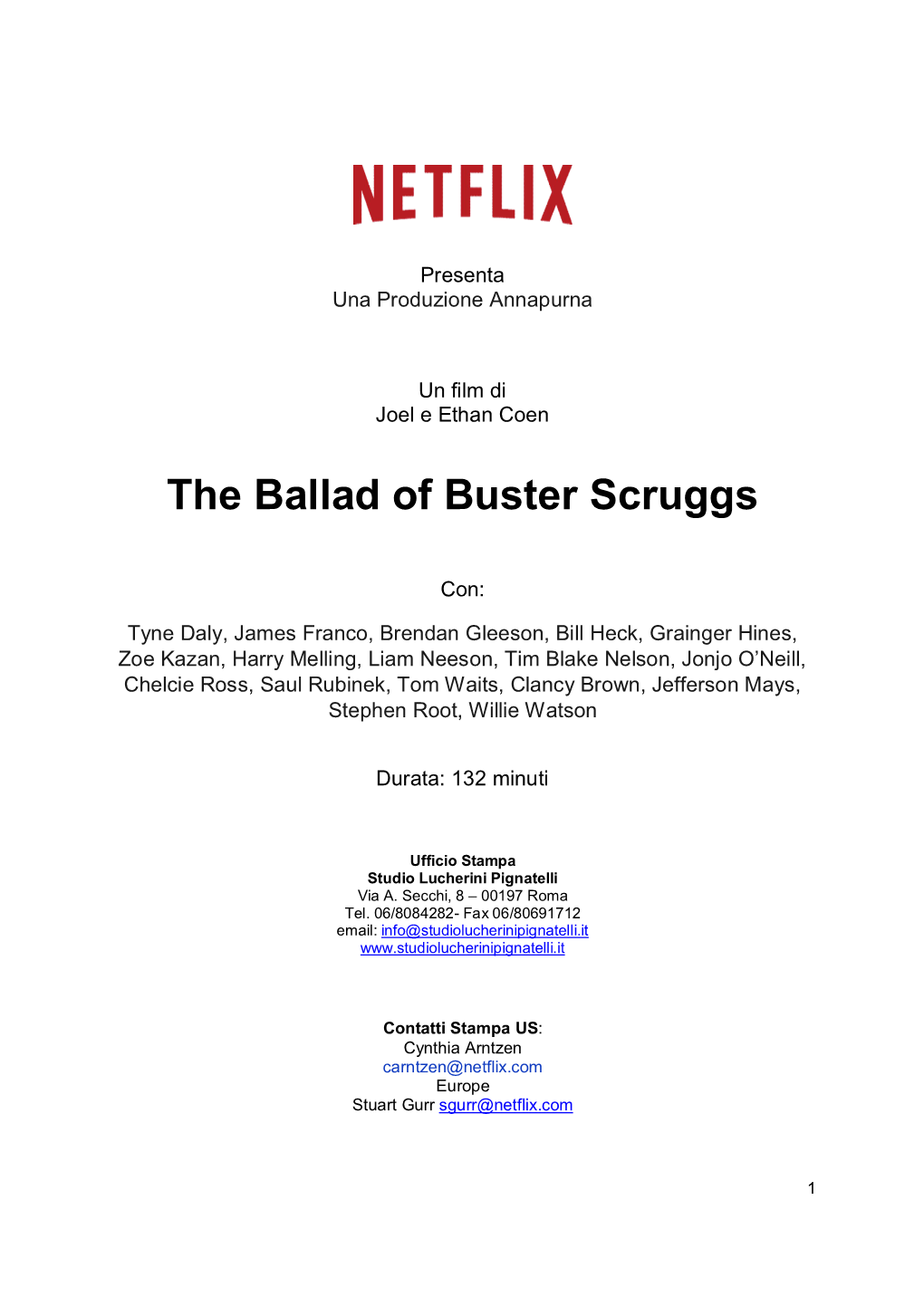 The Ballad of Buster Scruggs