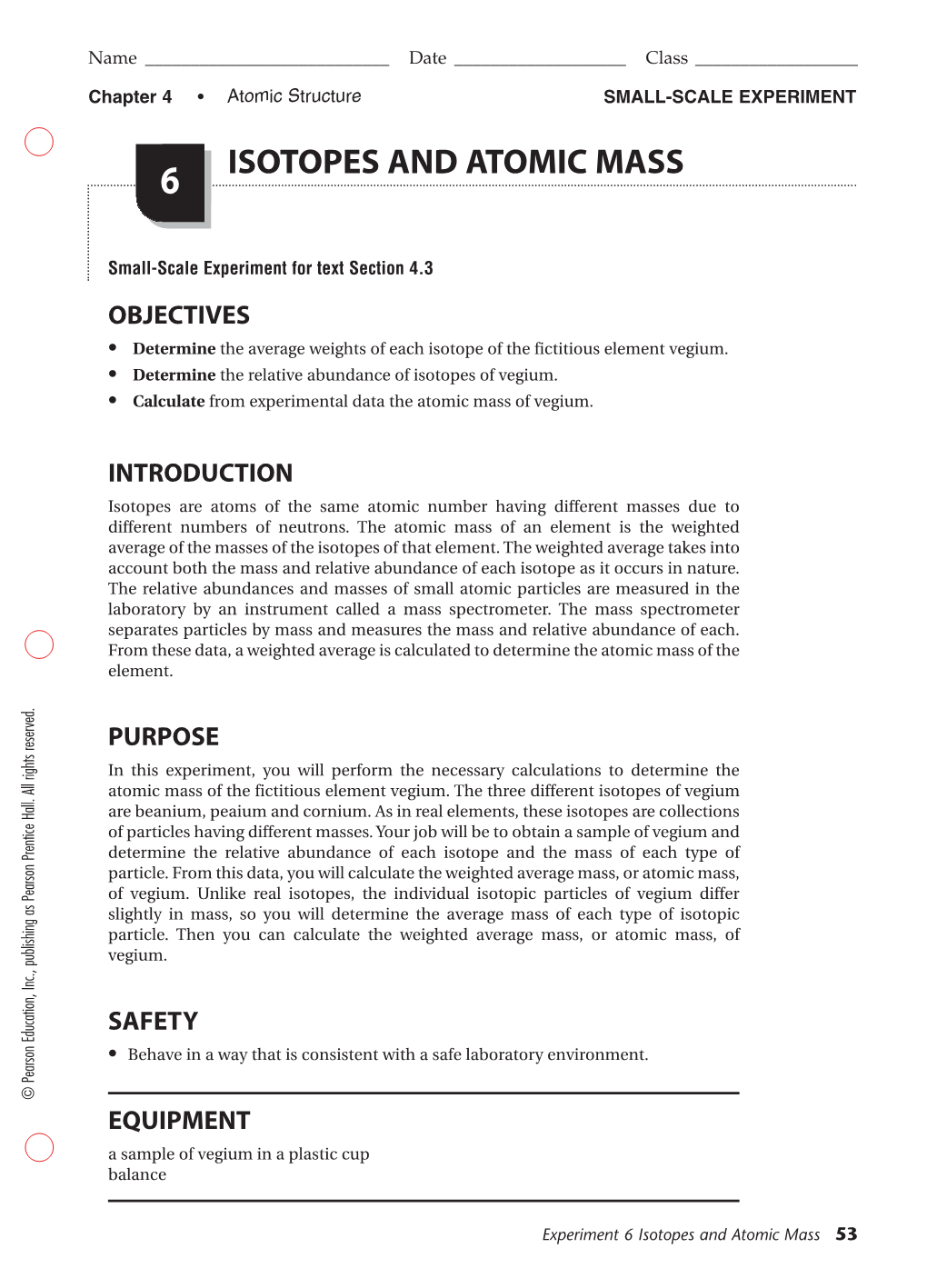 Isotopes and Atomic Mass