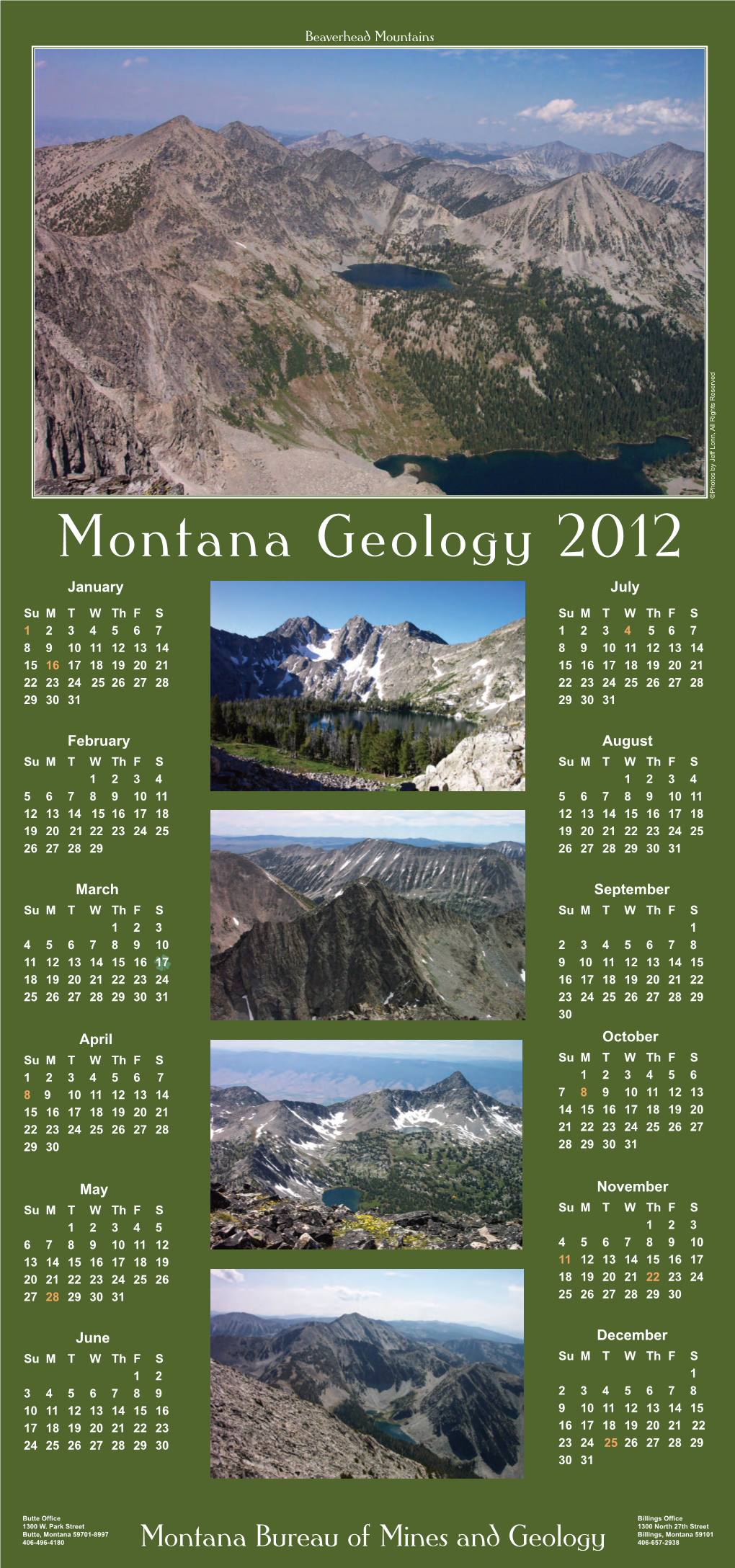 Beaverhead Range Beaverhead Mountains Became Part of the Boundary Are Part of an Immensely Thick Sequence of 1.4 Billion-Year-Old (Middle Between the Two Territories