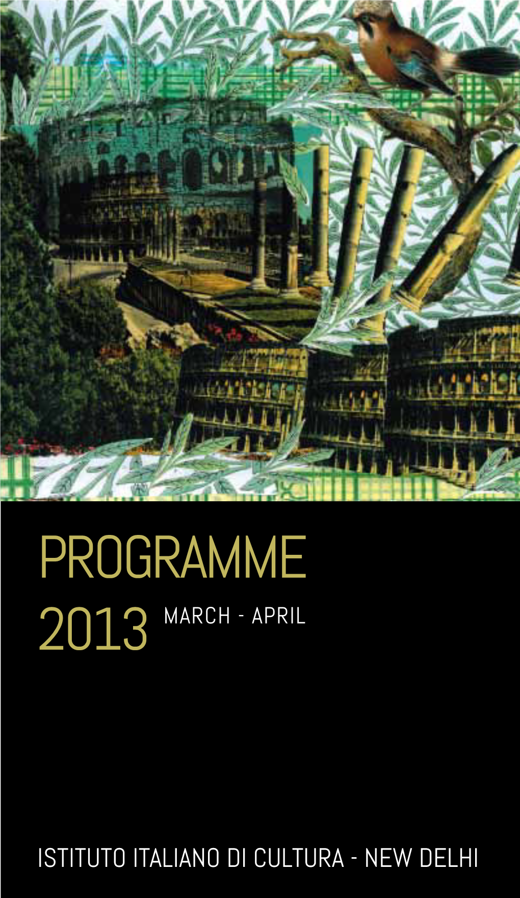 PROGRAMME 2013 March - April