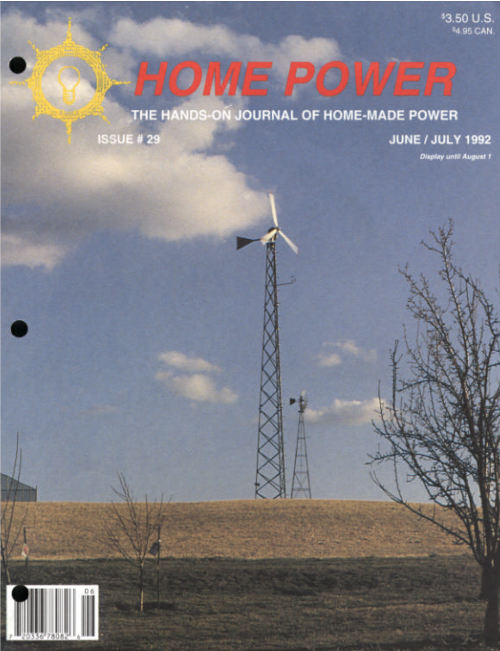Home Power #29 ¥ June / July 1992 HOME POWER