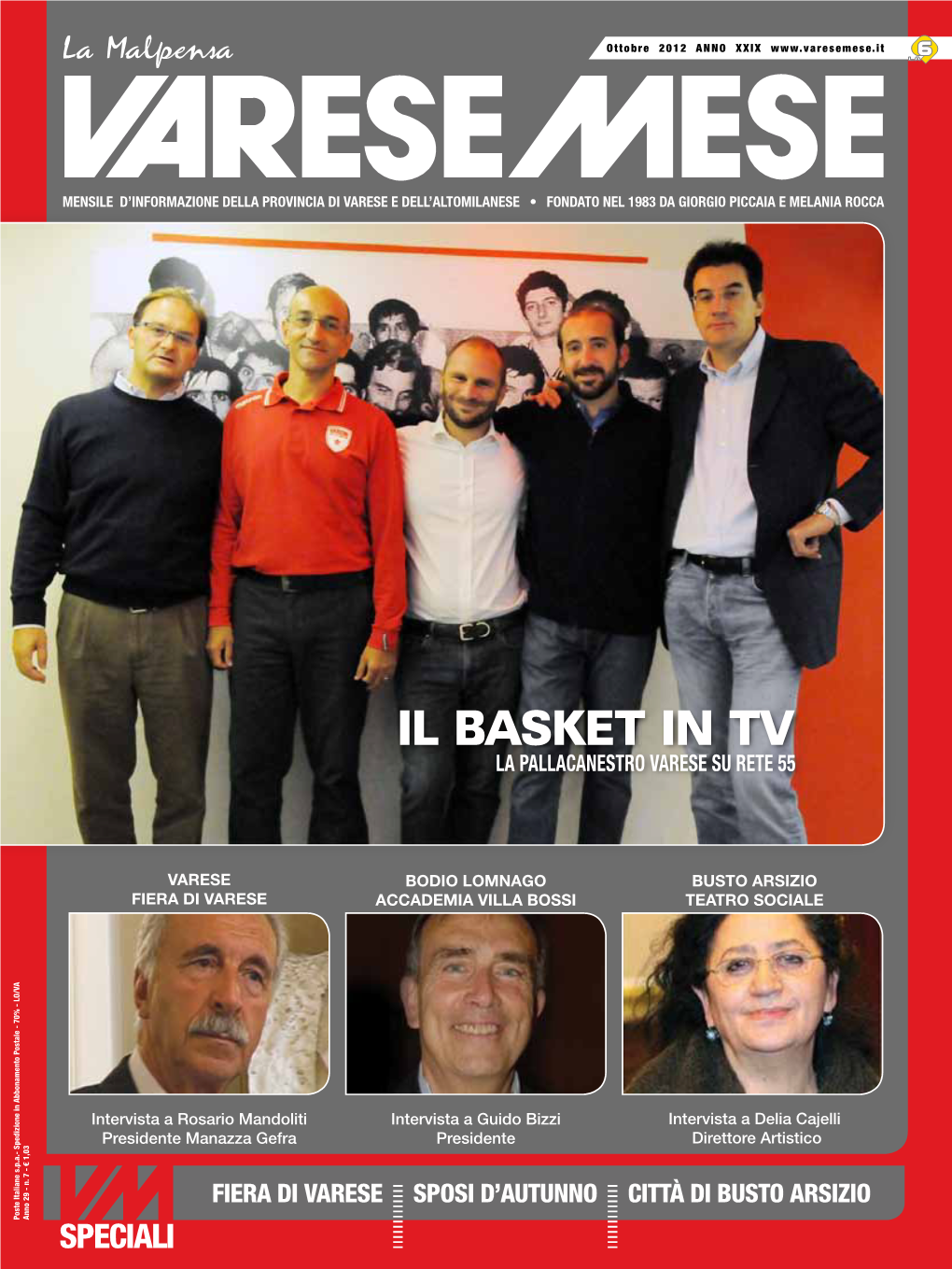 Il Basket in Tv La Pallacanestro Varese Su Rete 55