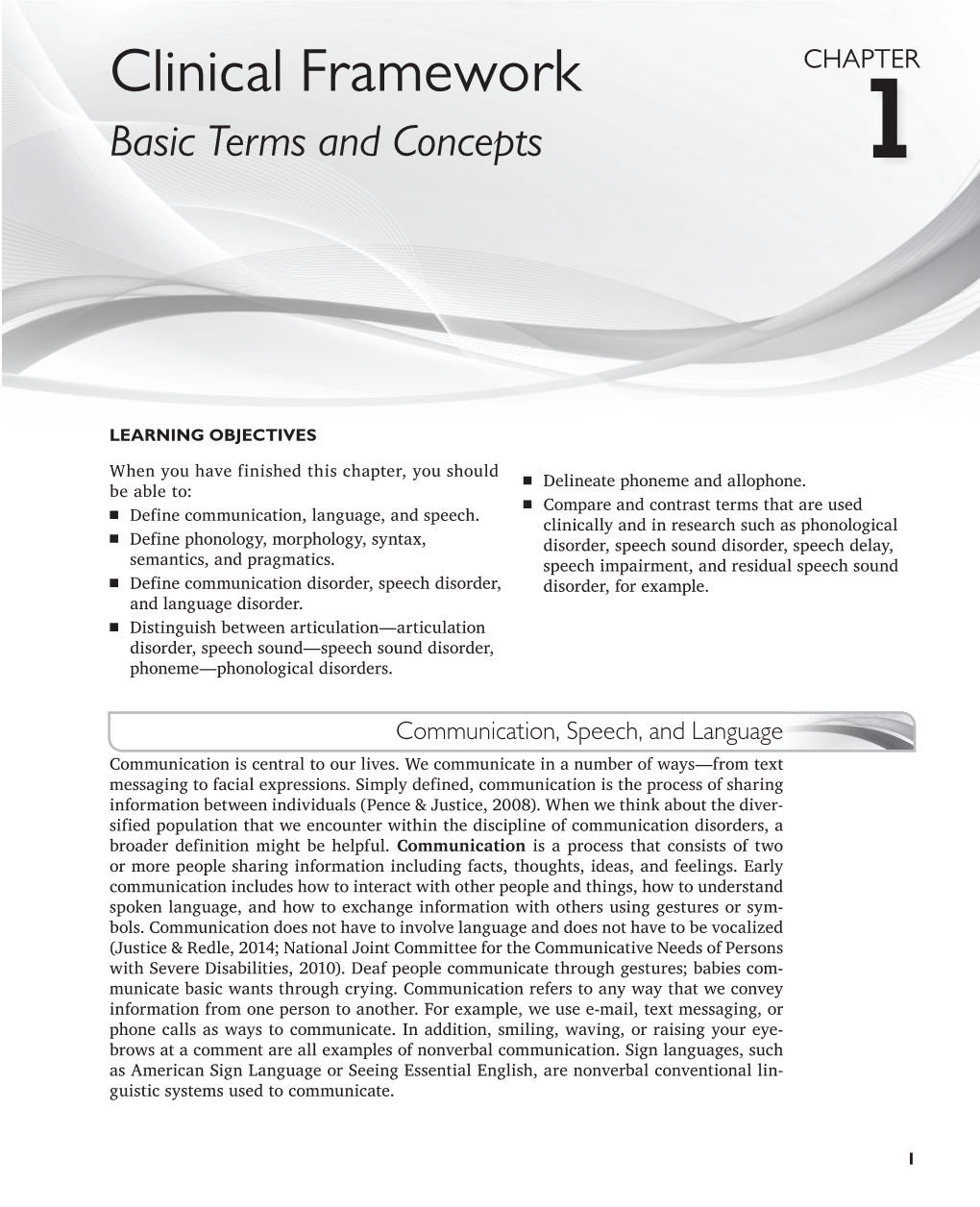 Clinical Framework CHAPTER Basic Terms and Concepts 1