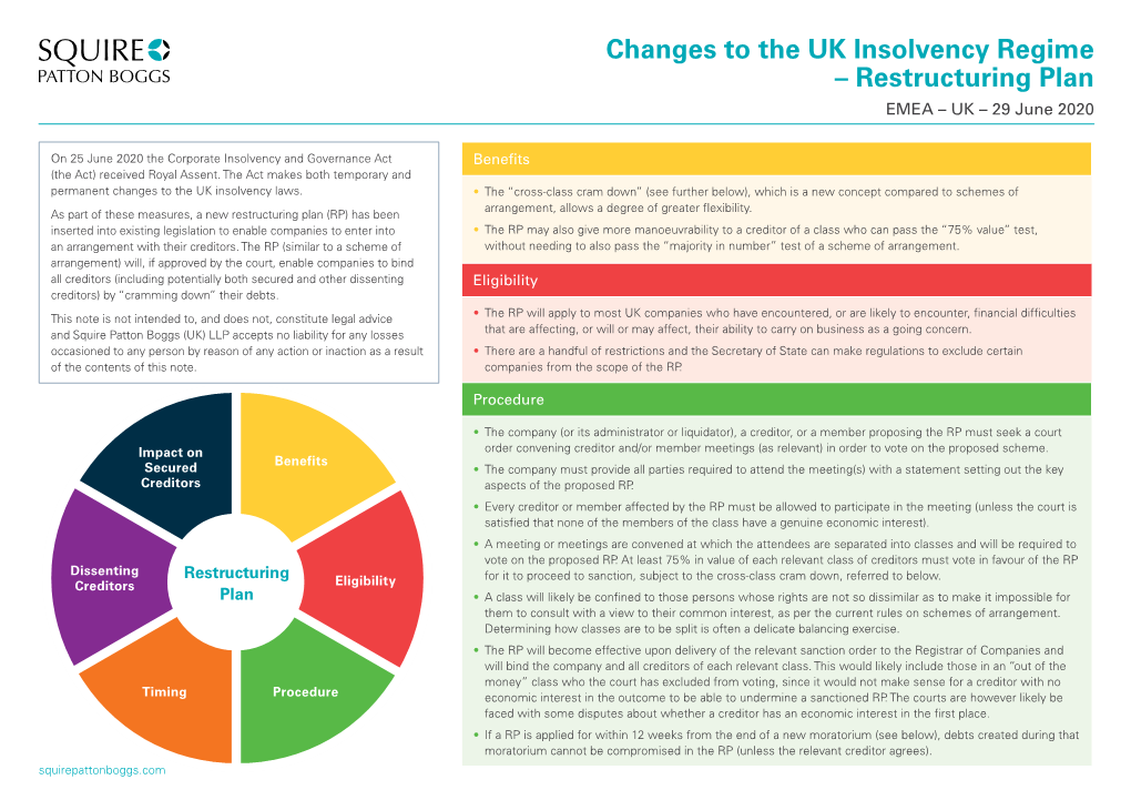 Restructuring Plan EMEA – UK – 29 June 2020