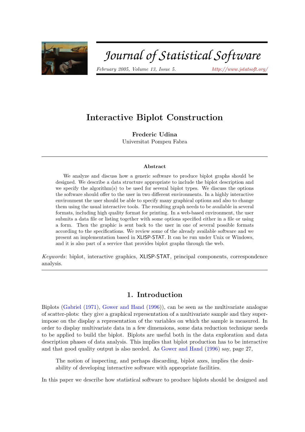 Interactive Biplot Construction