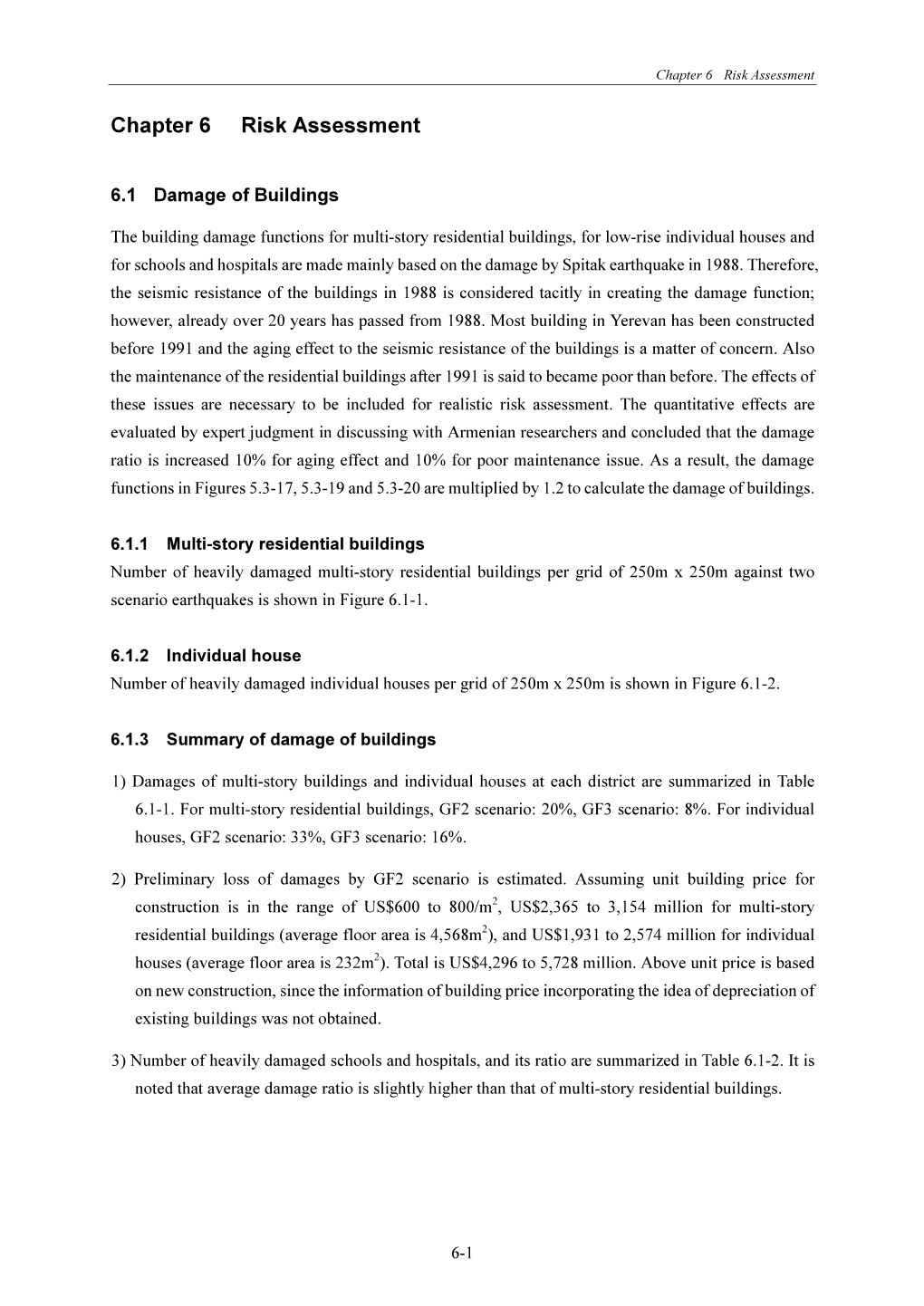 Risk Assessment Chapter 6