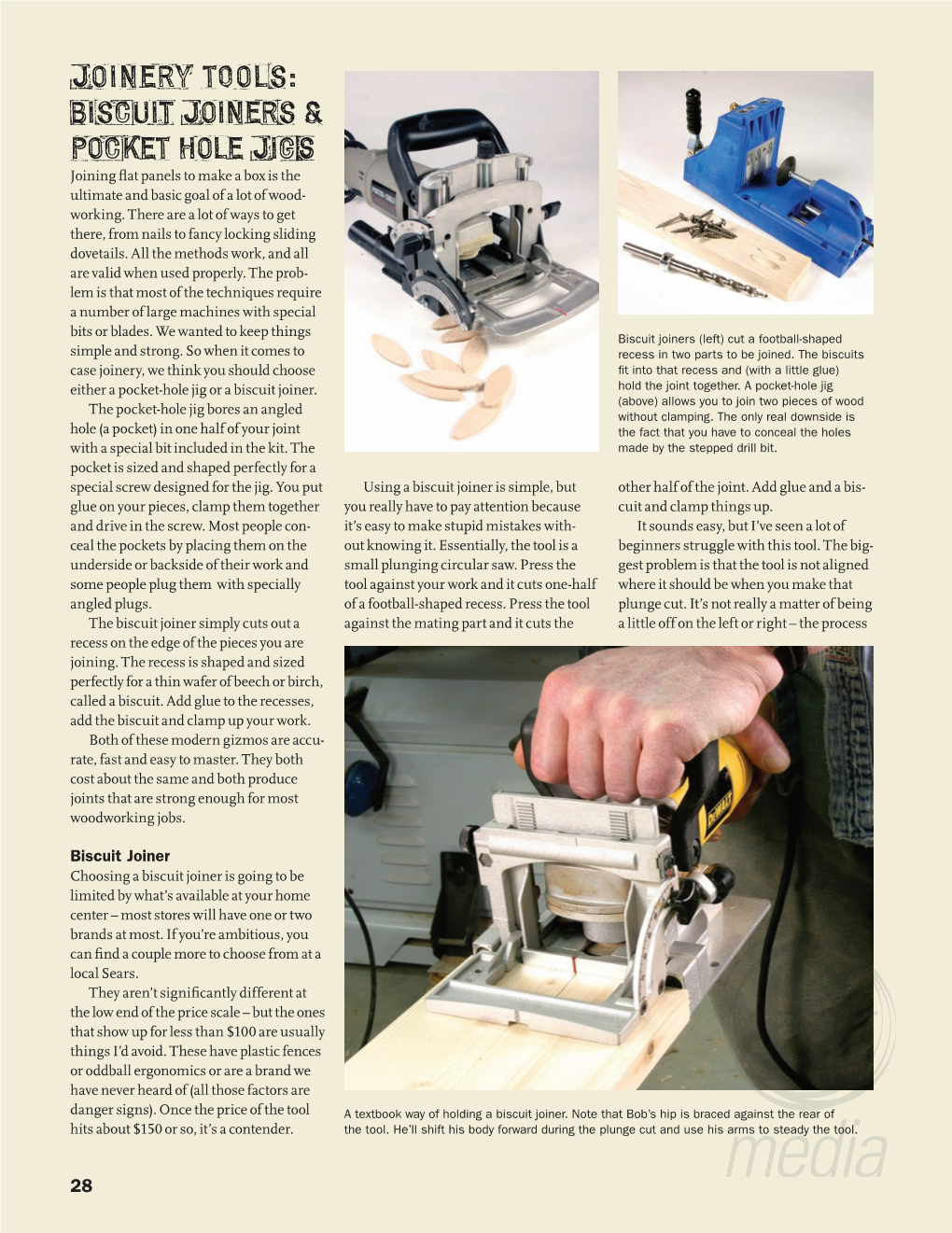 Joinery Tools and Fastening Tools