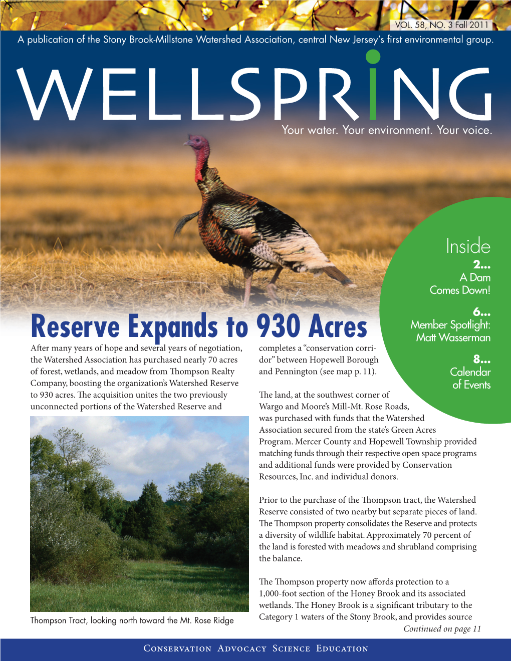 Reserve Expands to 930 Acres