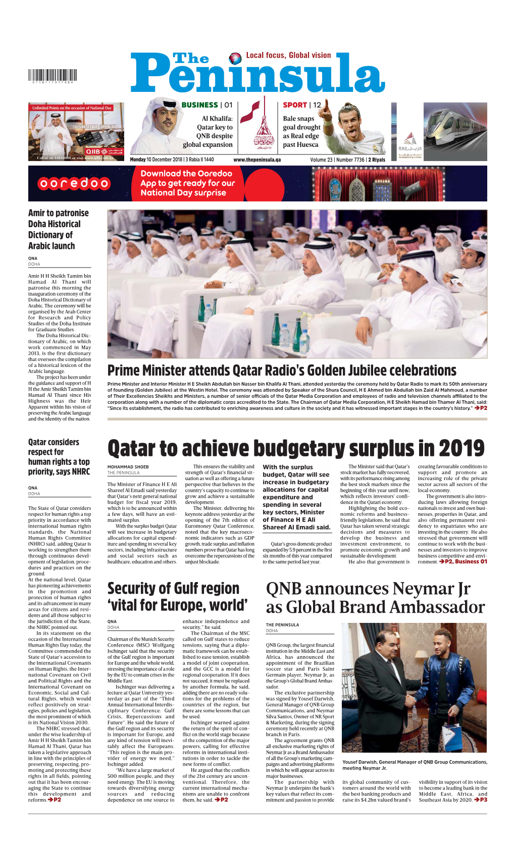 Qatar to Achieve Budgetary Surplus in 2019