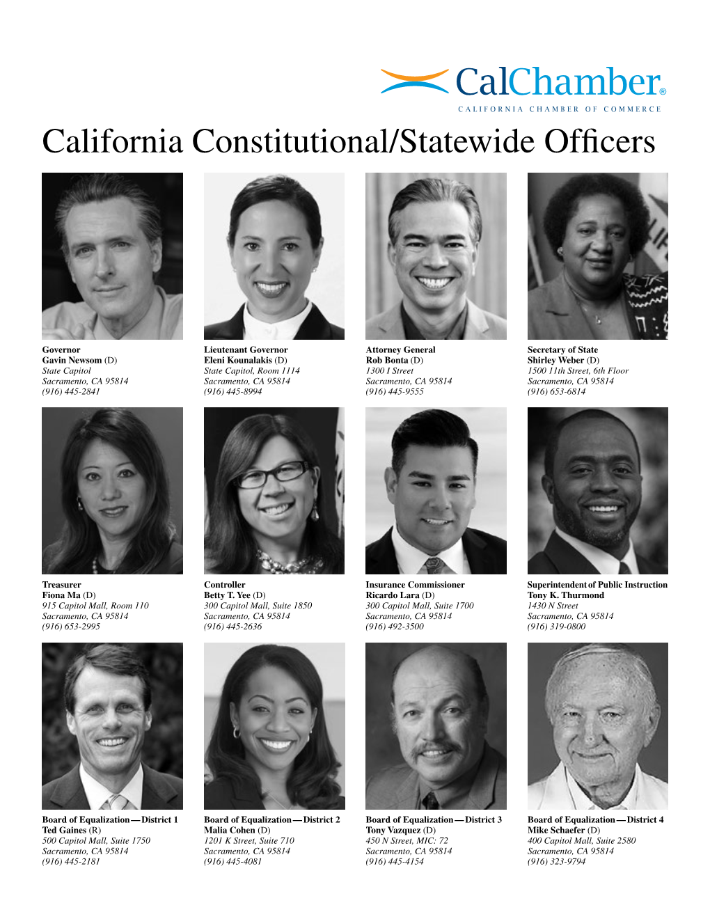 California Legislative Pictorial Roster