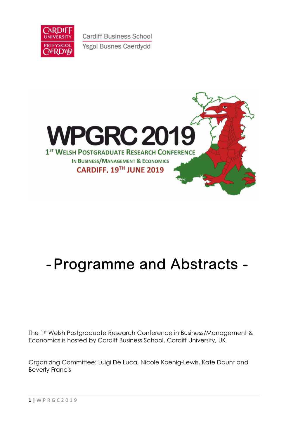 Programme and Abstracts