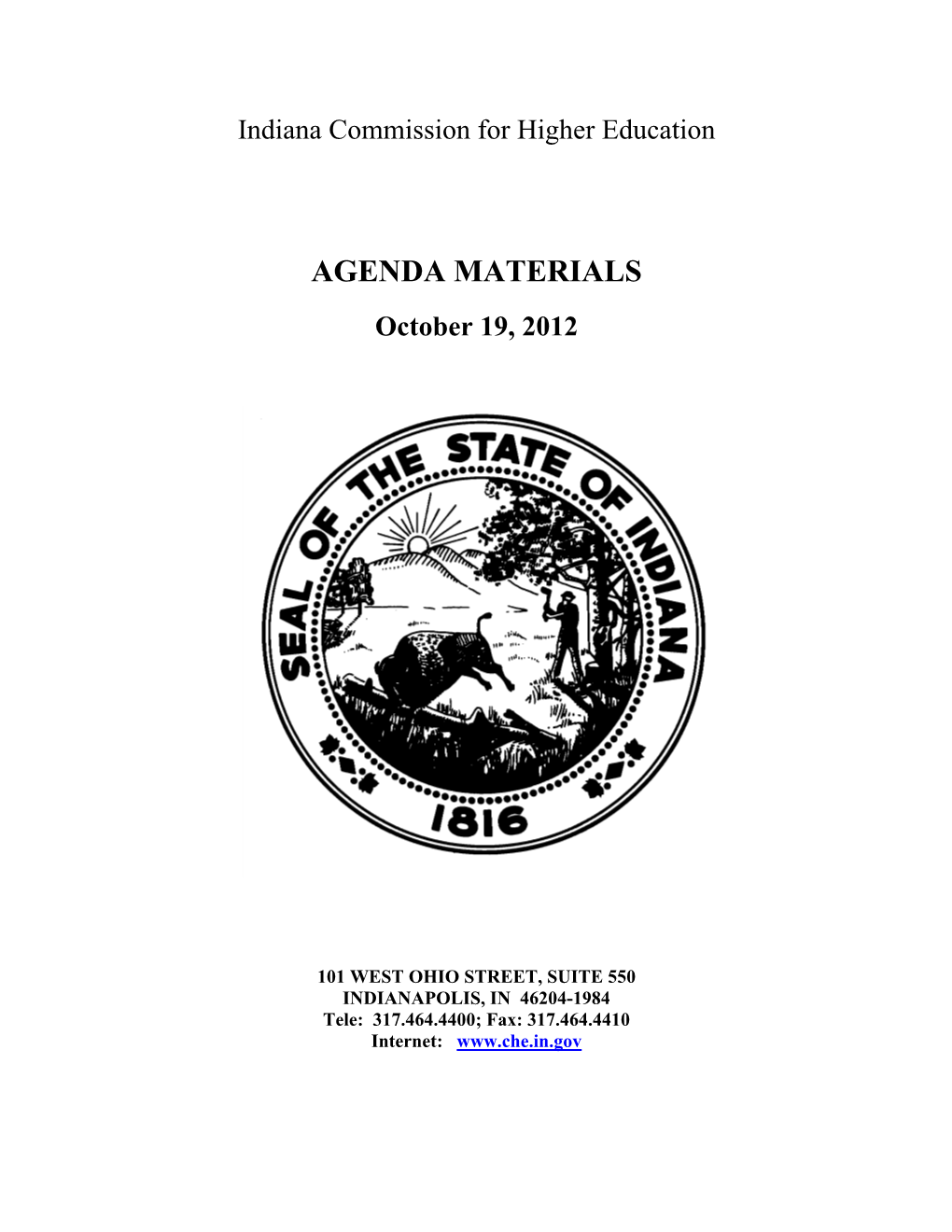 Agenda Materials