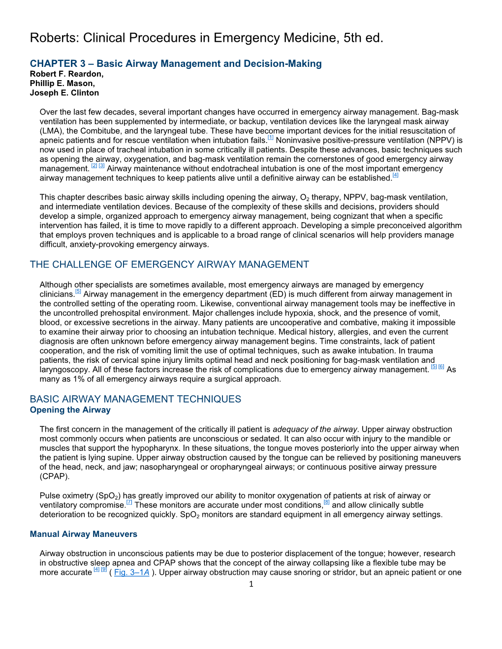 Basic Airway Management & Decision Making