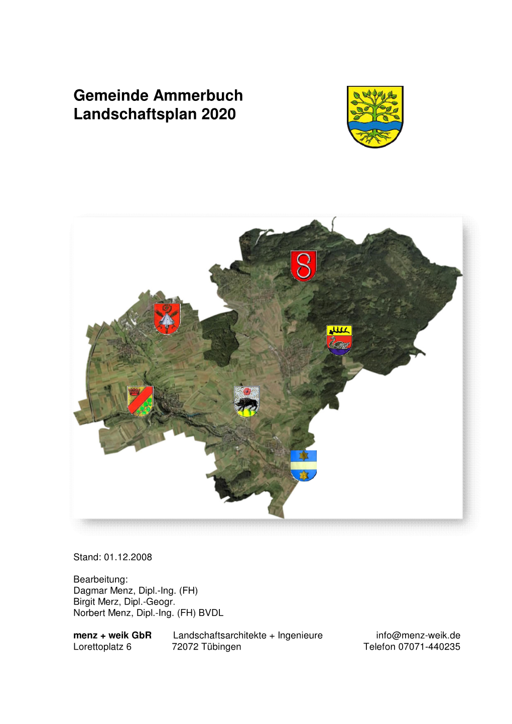 Gemeinde Ammerbuch Landschaftsplan 2020