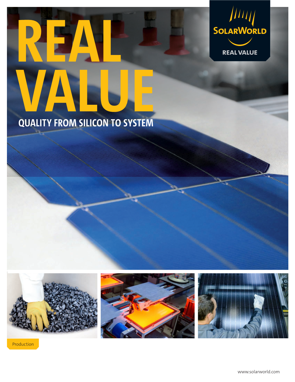 Quality Solar Panel Production Brochure