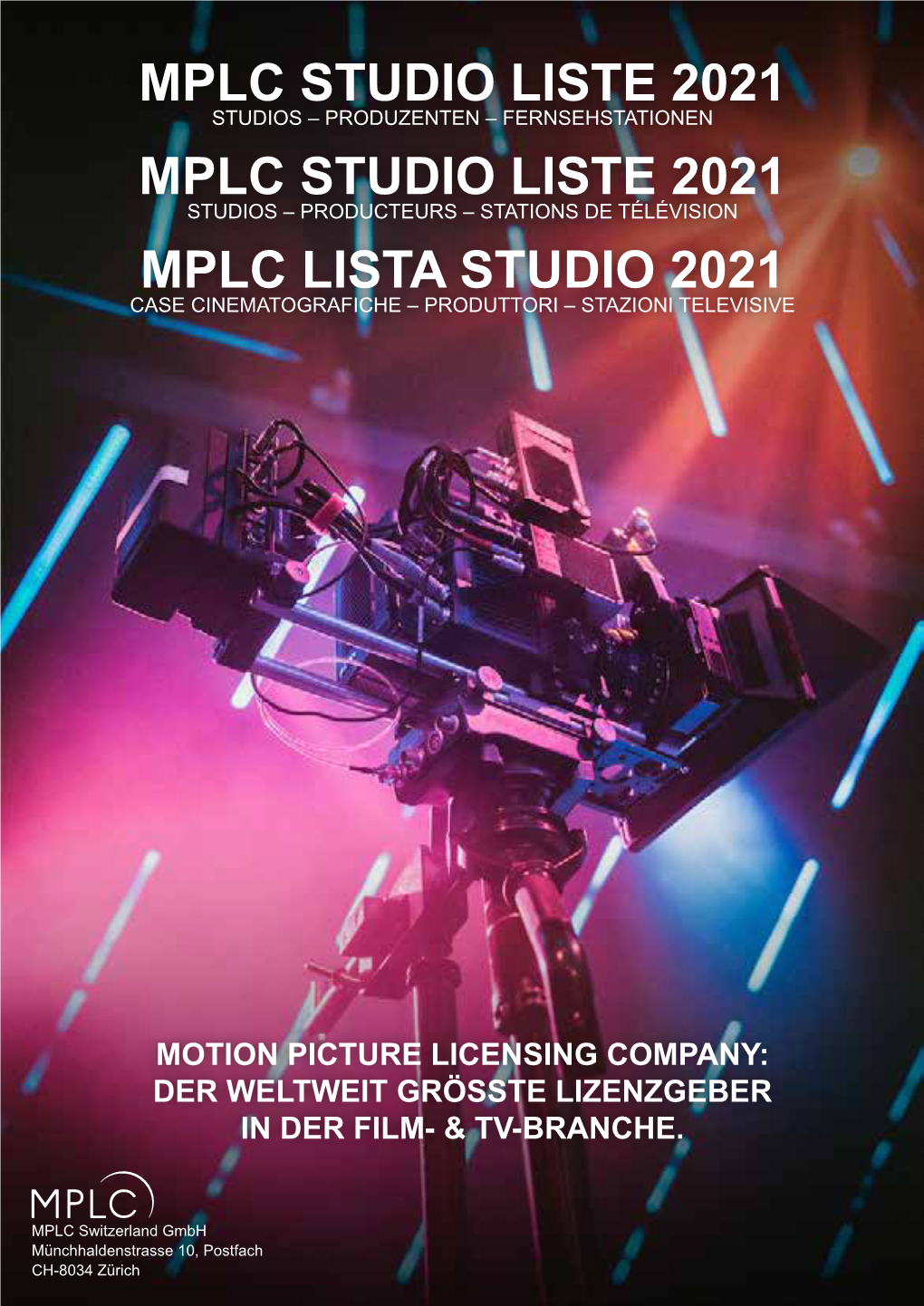 Mplc Studio Liste 2021