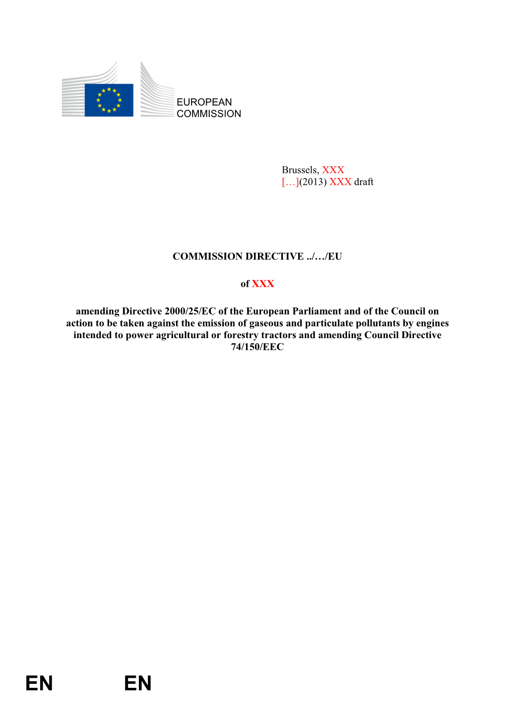 Commission Directive / /Eu s1