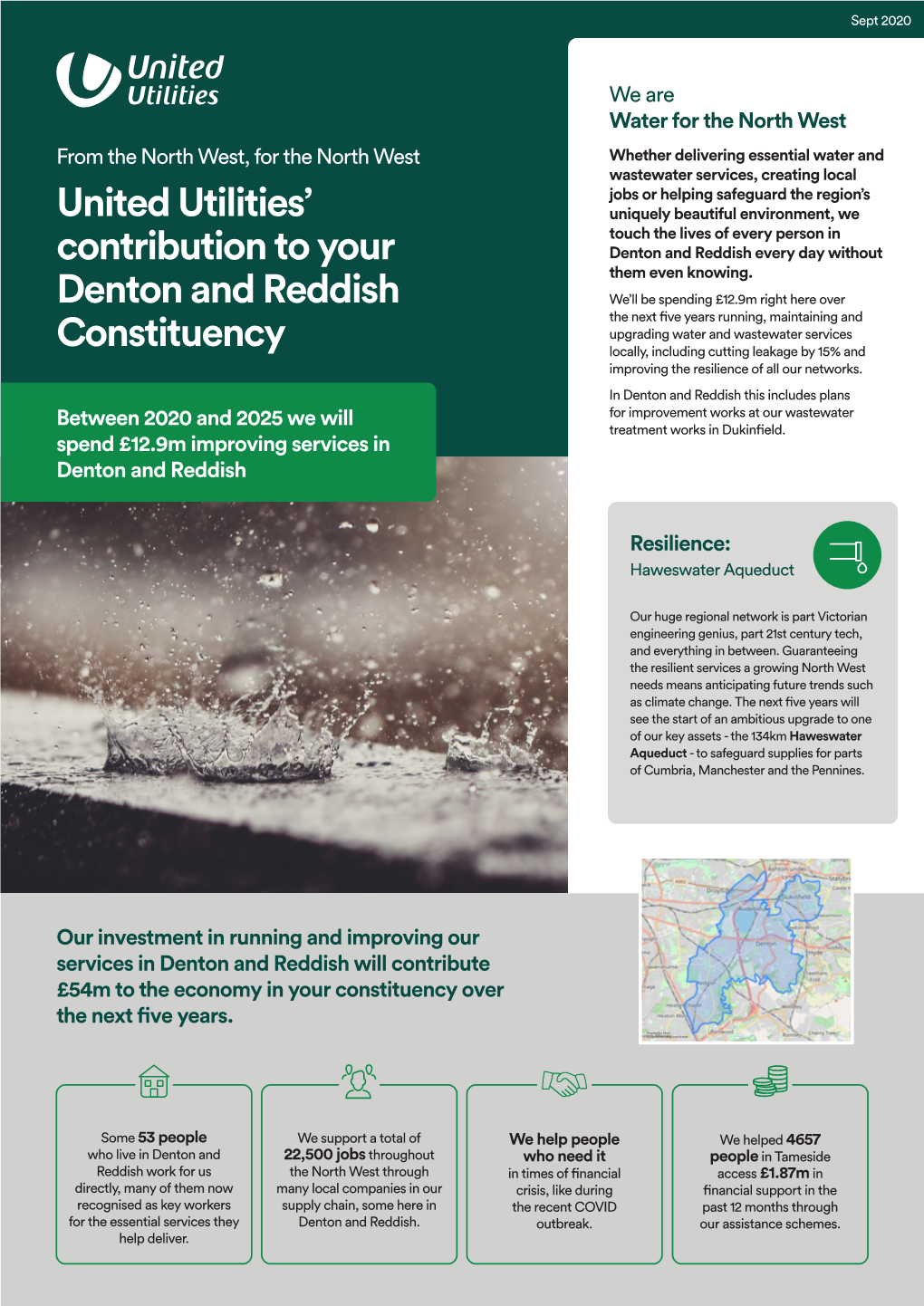 United Utilities' Contribution to Your Denton and Reddish Constituency