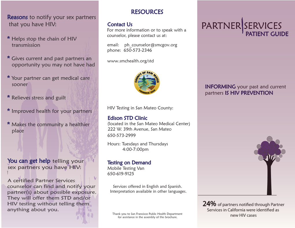 Partner Services Brochure