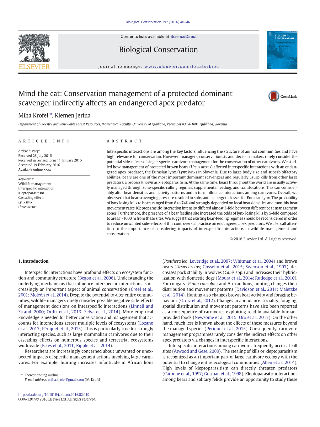 Conservation Management of a Protected Dominant Scavenger Indirectly Affects an Endangered Apex Predator