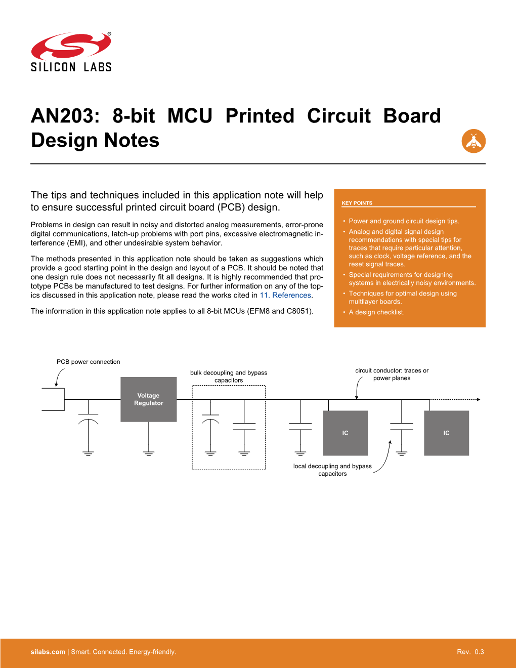 AN203: 8-Bit MCU Printed Circuit Board Design Notes