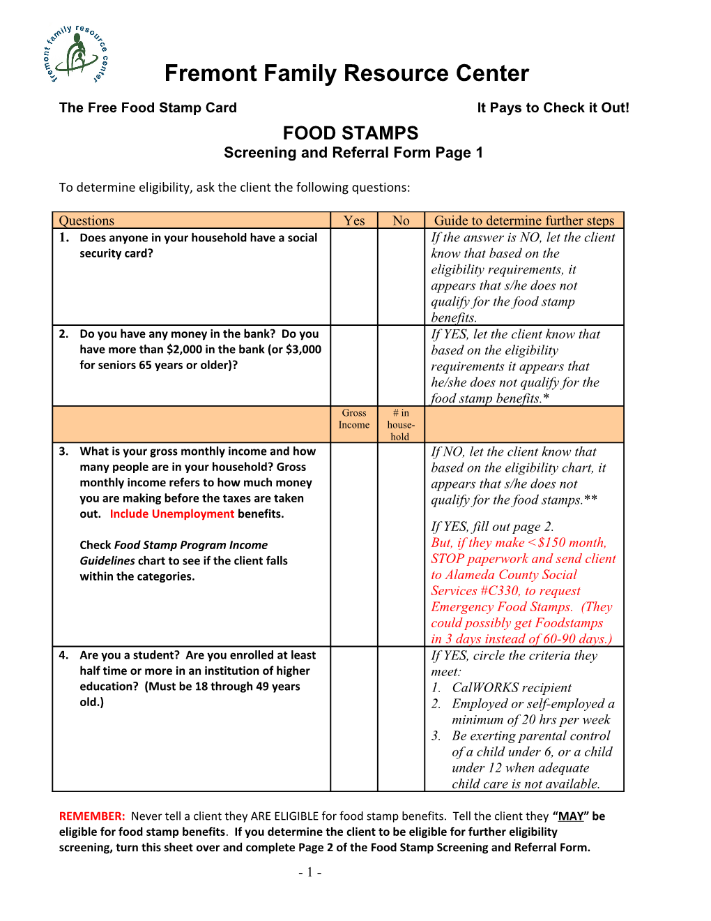 The Free Food Stamp Card