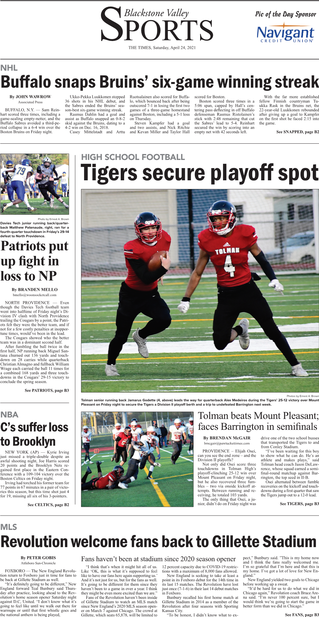 Tigers Secure Playoff Spot