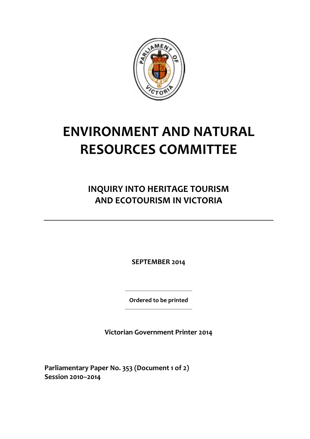 Environment and Natural Resources Committee