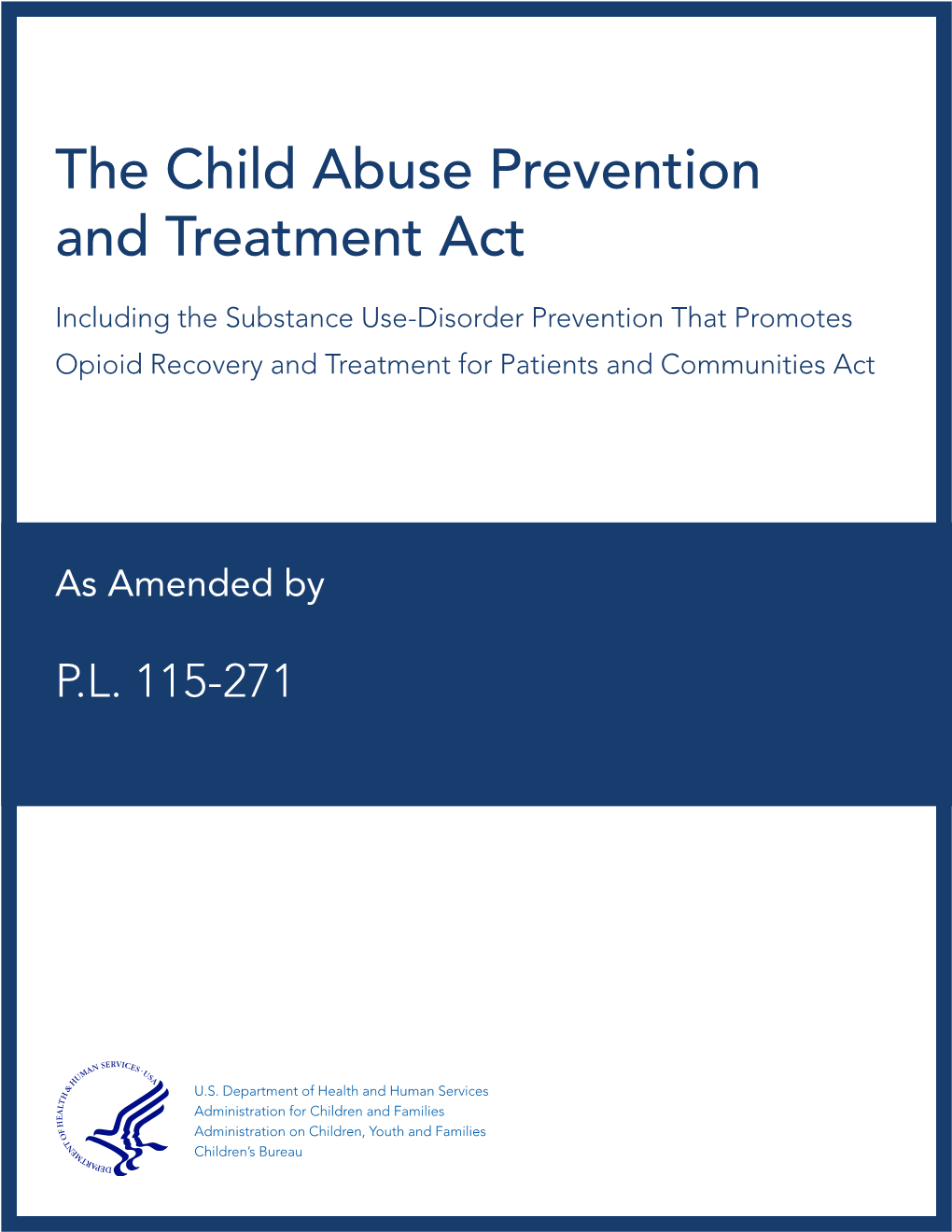 Child Abuse Prevention and Treatment Act