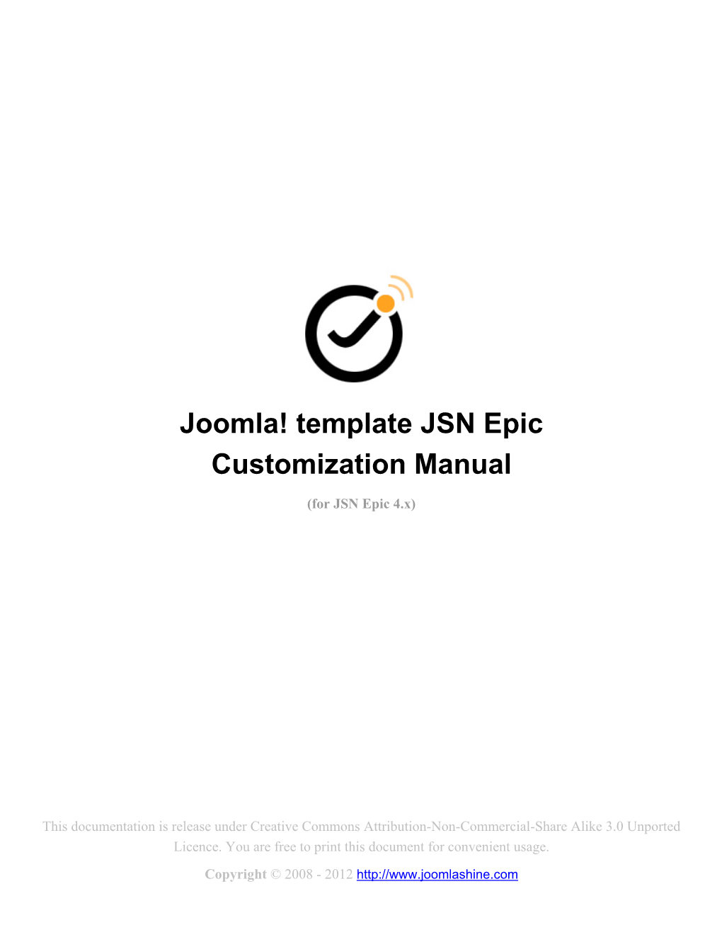 Joomla! Template JSN Epic Customization Manual