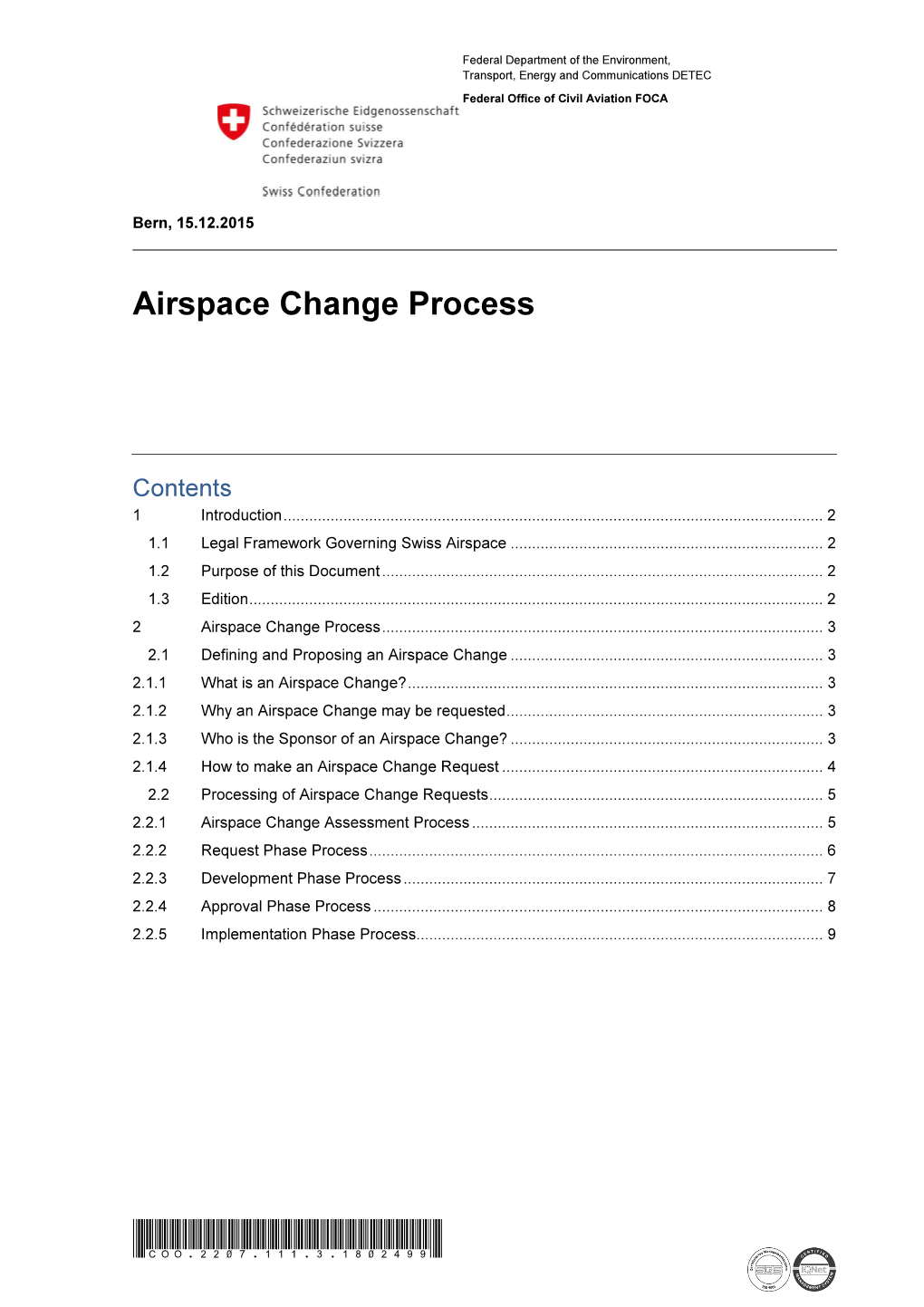 Airspace Change Process