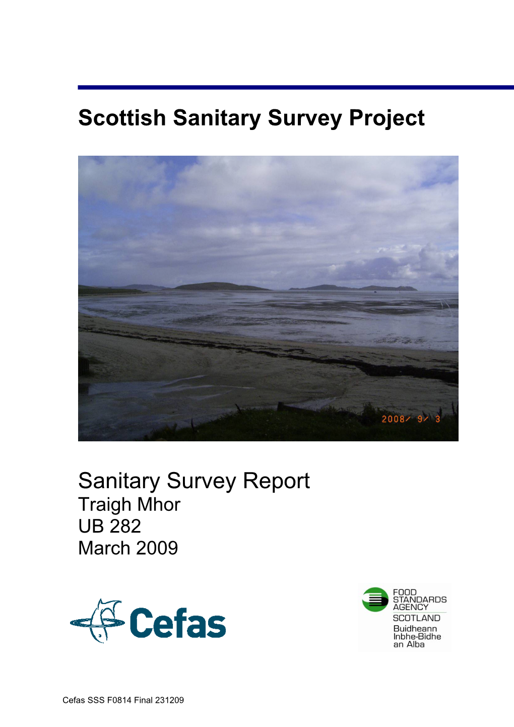 Scottish Sanitary Survey Project