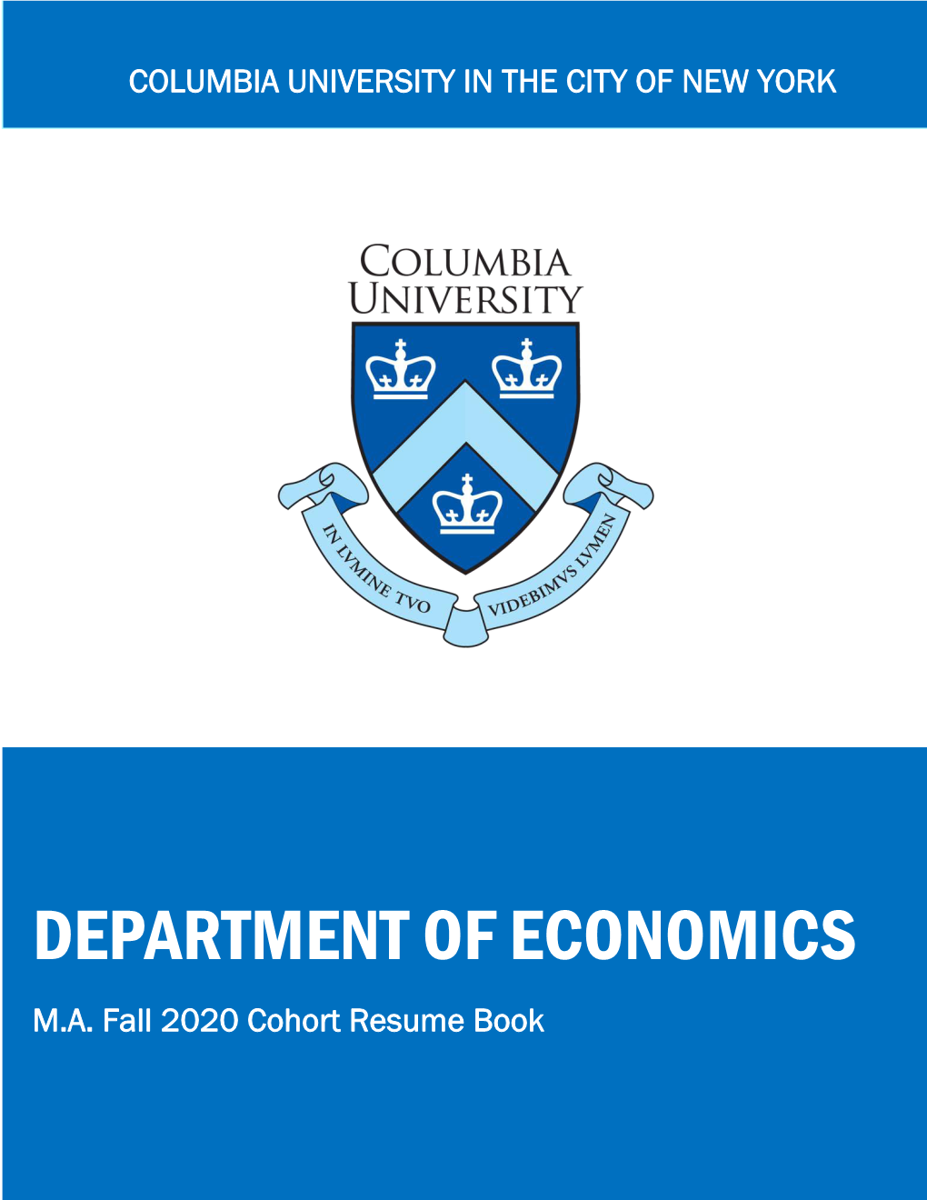 Department of Economics