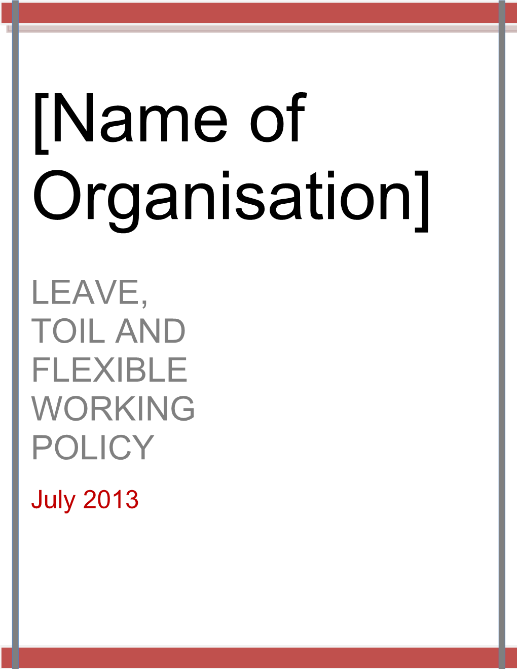 Name of Organisation s3