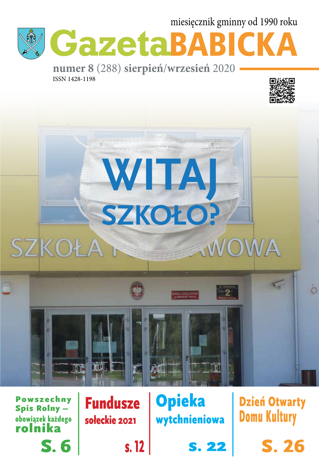 BABICKA Numer 8 (288) Sierpień/Wrzesień 2020 ISSN 1428-1198