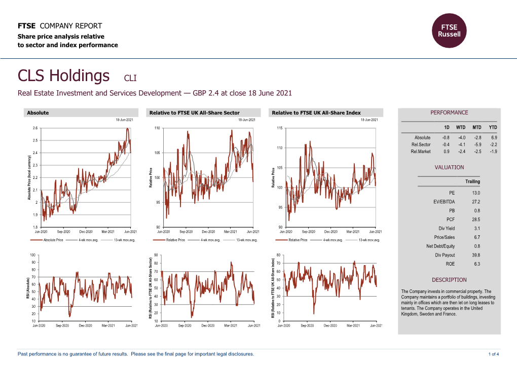 FTSE Factsheet