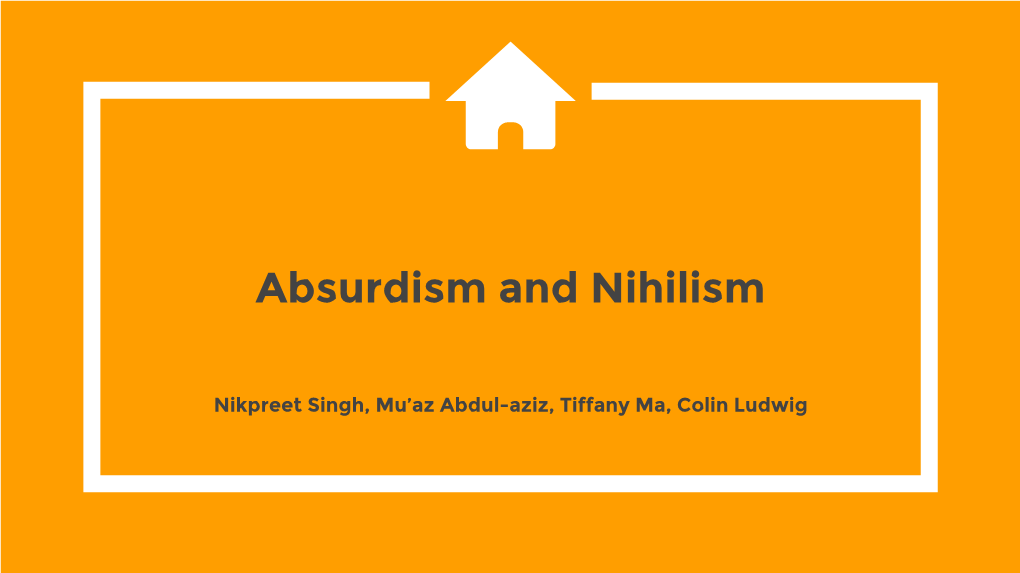 Absurdism and Nihilism