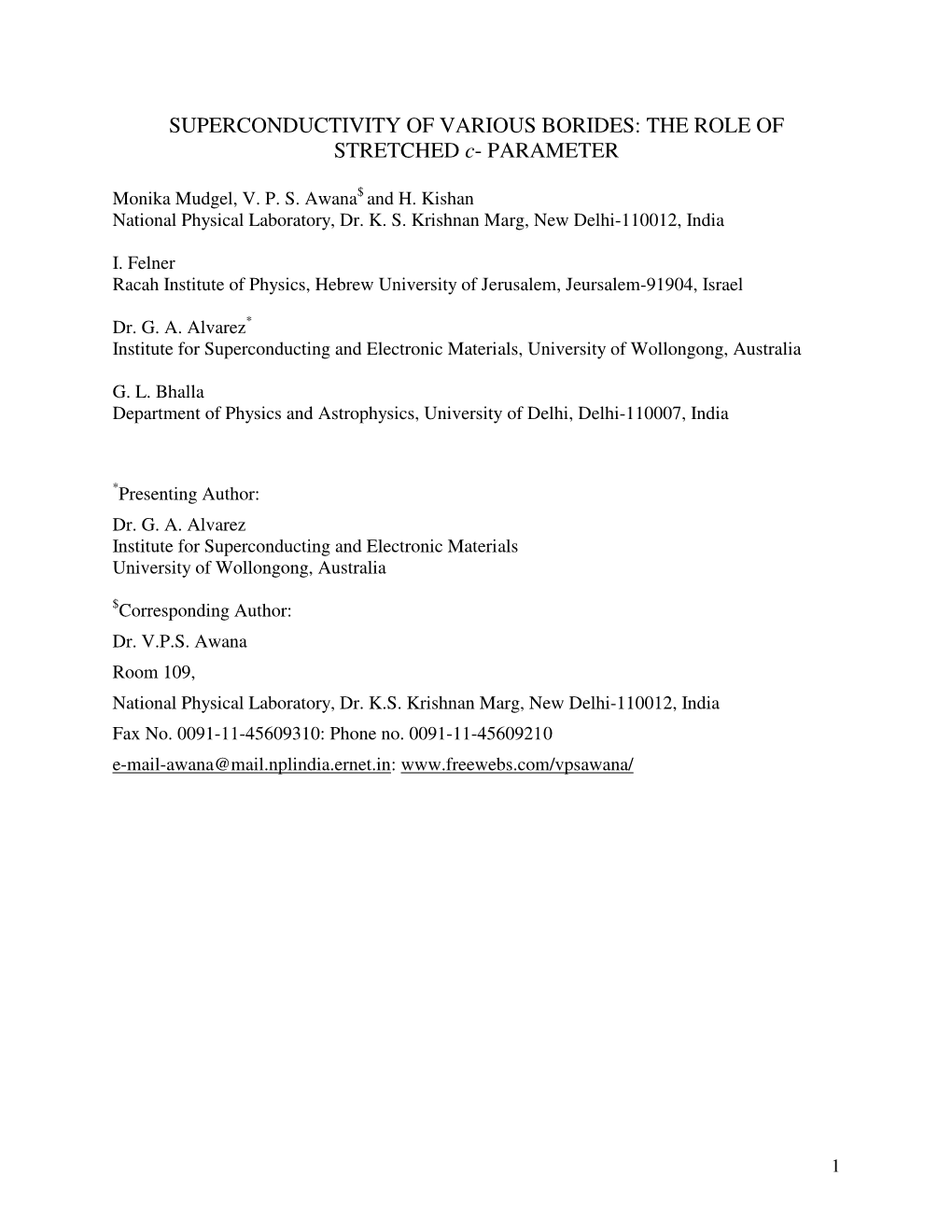 SUPERCONDUCTIVITY of VARIOUS BORIDES: the ROLE of STRETCHED C- PARAMETER